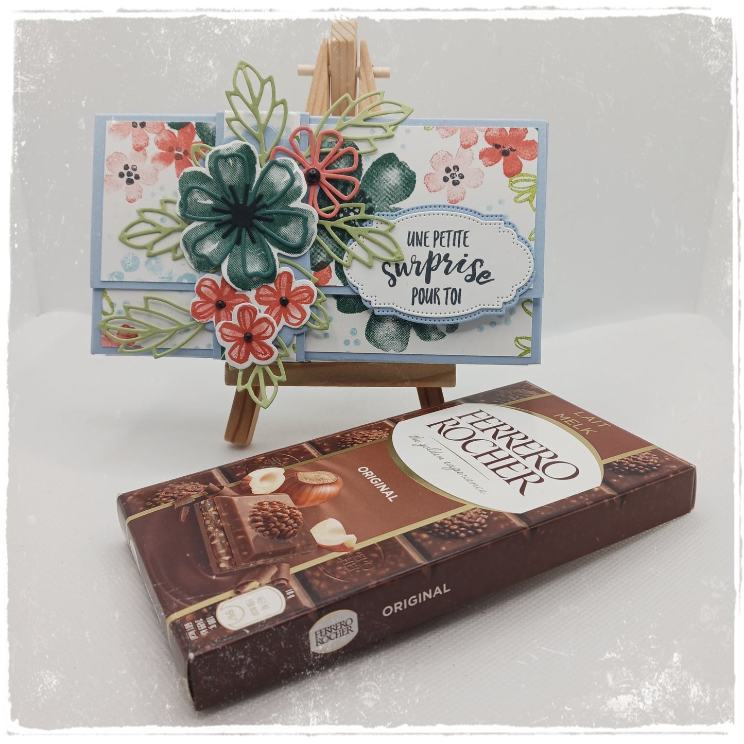 Boîte cadeau - " Dites-le avec des fleurs"